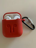 Apple AirPods with silicone case