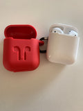 Apple AirPods with silicone case